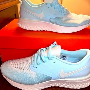 NIB NIKE Odyssey React 2 Flynit/Teal. Size 7.5 and 8.5 Light teal or aquamarine